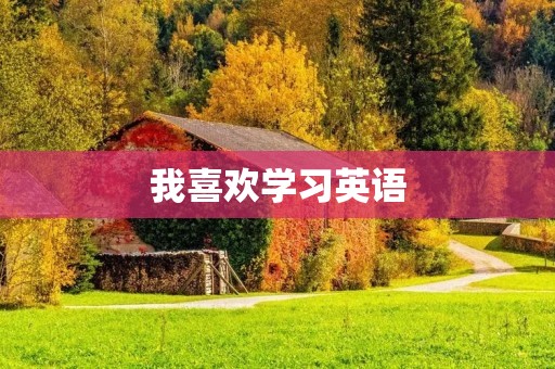 我喜欢学习英语