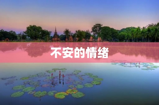 不安的情绪:兴奋的反义词