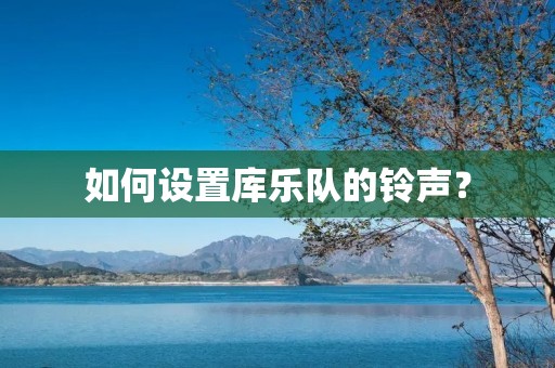 如何设置库乐队的**? 如何设置库乐队的**?