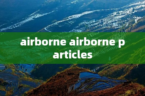 airborne airborne particles