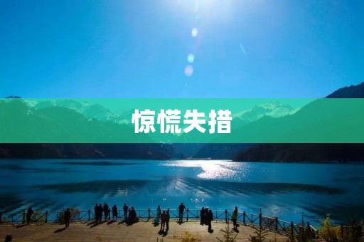 惊慌失措:当我们面对突发事件时的心理状态