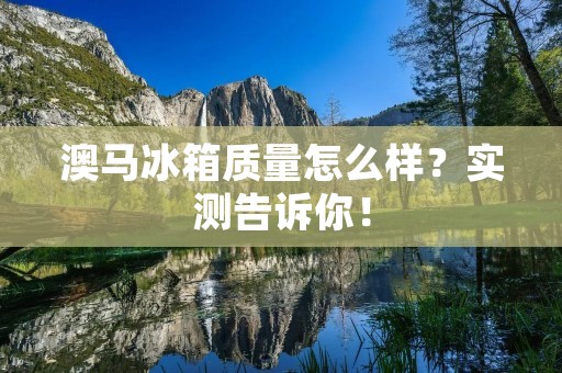 澳马冰箱质量怎么样?实测告诉你! 澳马冰箱质量怎么样?实测告诉你!