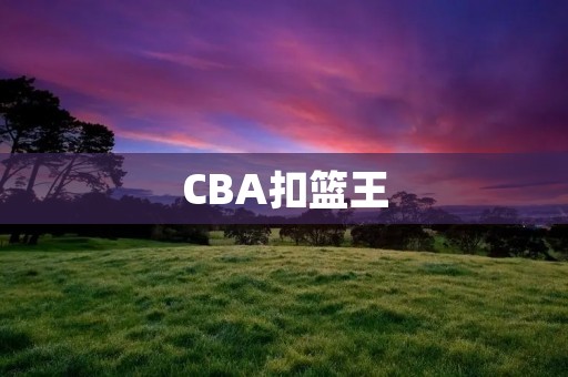 CBA扣篮王:赛场上的绝对霸主 CBA扣篮王:赛场上的绝对霸主