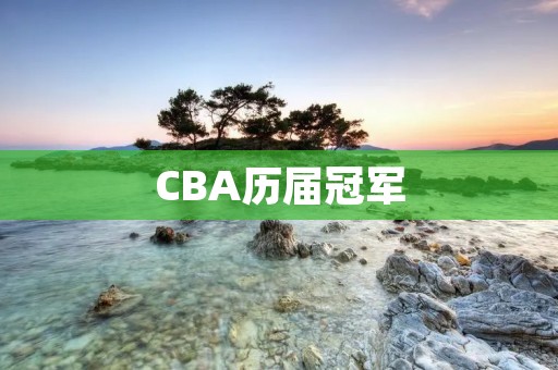 CBA历届冠军:20年华丽篇章 CBA历届冠军:20年华丽篇章