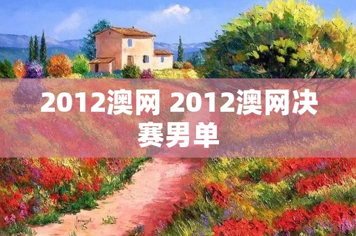2012澳网 2012澳网决赛男单