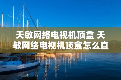 天敏网络电视机顶盒 天敏网络电视机顶盒怎么直接看电视