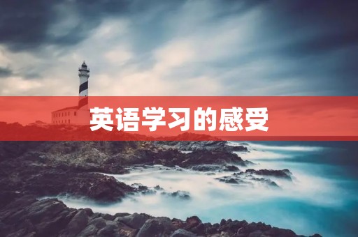 英语学习的感受 英语学习的感受