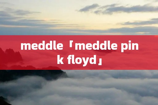 meddle「meddle pink floyd」