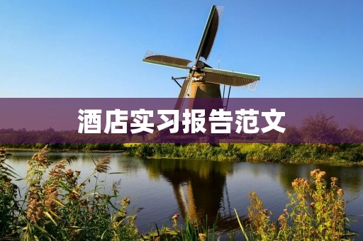 酒店实习报告范文:从文员到客服的成长历程
