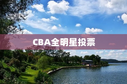 CBA全明星投票：球迷决定谁是最强球员