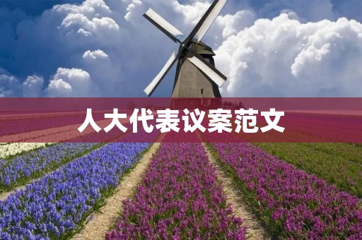 人大代表议案范文:关于促进城乡基础设施协调发展的建议