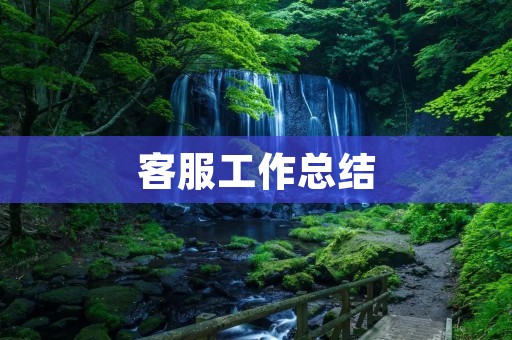 客服工作总结:打造优质服务的不懈追求