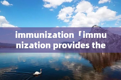 immunization「immunization provides the chief」