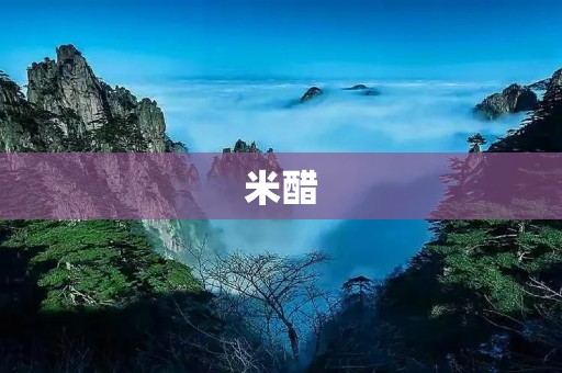 米醋:究竟是什么呢? 米醋:究竟是什么呢?