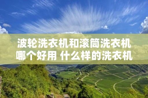 波轮洗衣机和滚筒洗衣机哪个好用 什么样的洗衣机最适合家庭用