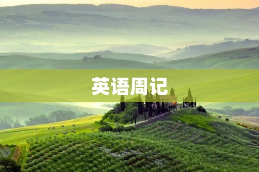 英语周记：我的充实暑假生活
