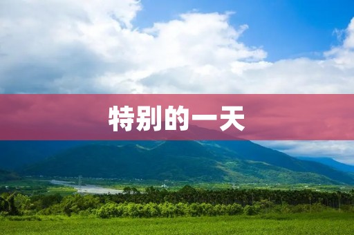 特别的一天