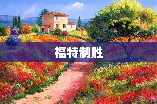 福特制胜:美国汽车巨头的历史与未来