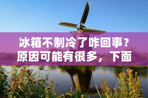 冰箱不制冷了咋回事？原因可能有很多，下面我们来逐一分析。