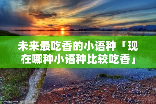 未来最吃香的小语种「现在哪种小语种比较吃香」