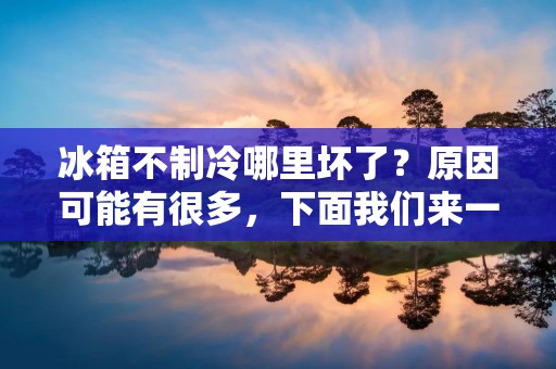冰箱不制冷哪里坏了？原因可能有很多，下面我们来一一分析。