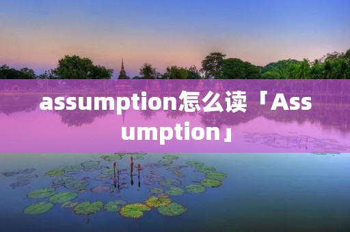assumption怎么读「Assumption」