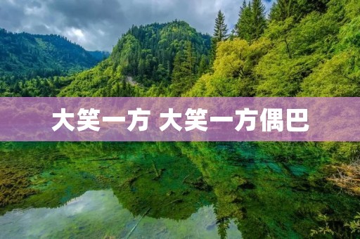 大笑一方 大笑一方偶巴