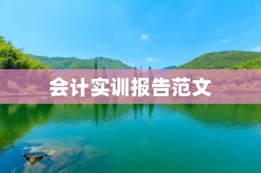 会计实训报告范文:企业成本控制的实践与思考