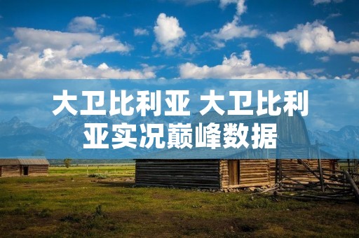 大卫比利亚 大卫比利亚实况巅峰数据