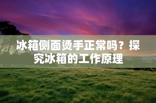 冰箱侧面烫手正常吗？探究冰箱的工作原理