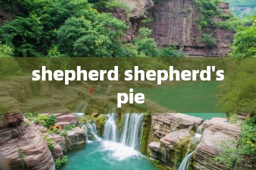 shepherd shepherd's pie