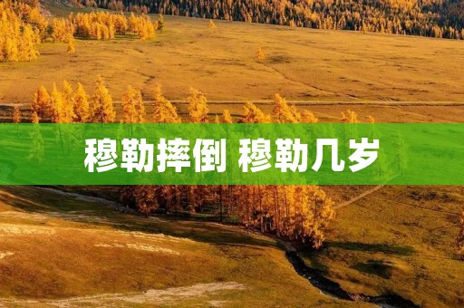 穆勒摔倒 穆勒几岁 穆勒摔倒 穆勒几岁