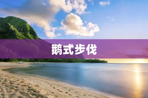 鹅式步伐:优雅的行走方式 鹅式步伐:优雅的行走方式