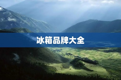 冰箱品牌大全：各大品牌详细介绍