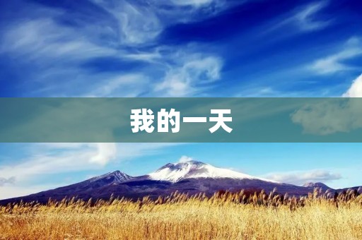 我的一天 我的一天