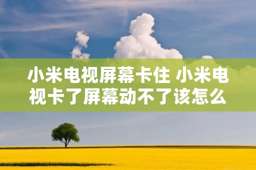小米电视屏幕卡住 小米电视卡了屏幕动不了该怎么办