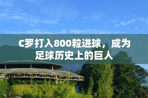 C罗打入800粒进球,成为足球历史上的巨人 C罗打入800粒进球,成为足球历史上的巨人