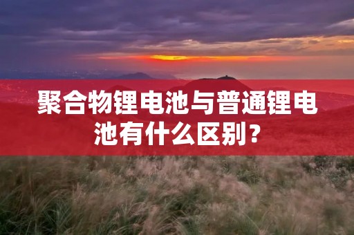 聚合物锂电池与普通锂电池有什么区别？