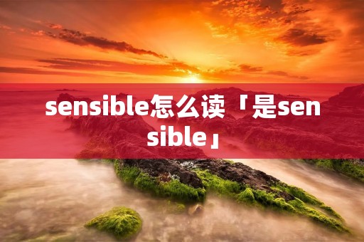 sensible怎么读「是sensible」 sensible怎么读「是sensible」