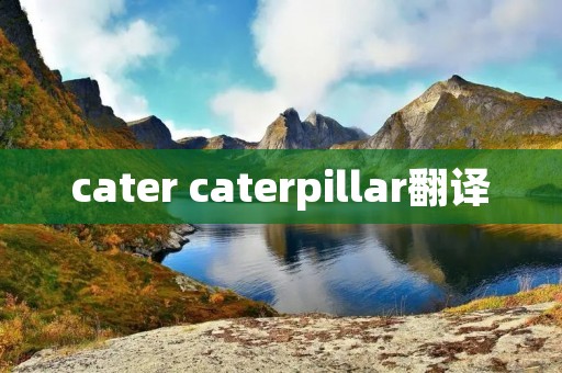 cater caterpillar翻译