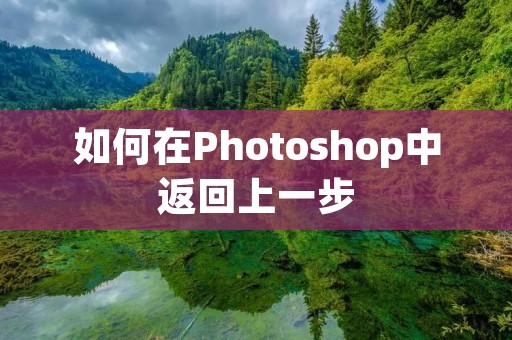 如何在Photoshop中返回上一步 如何在Photoshop中返回上一步