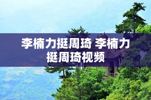 李楠力挺周琦 李楠力挺周琦视频