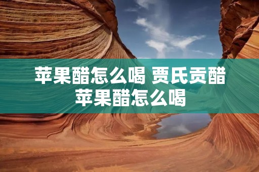 苹果醋怎么喝 贾氏贡醋苹果醋怎么喝