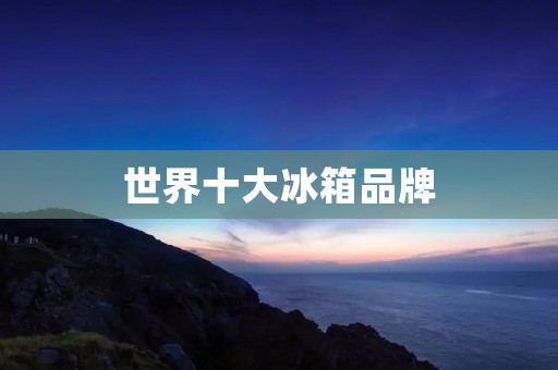世界十大冰箱品牌:品质与创新并存 世界十大冰箱品牌:品质与创新并存