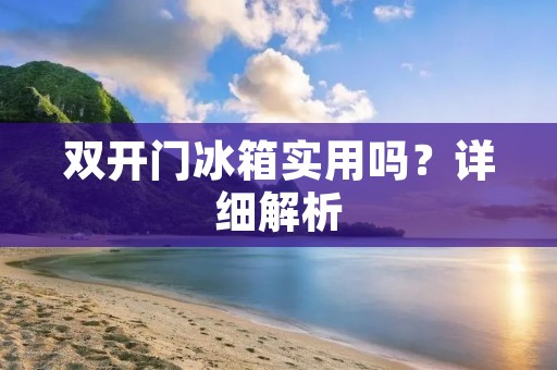 **门冰箱实用吗?详细解析 **门冰箱实用吗?详细解析
