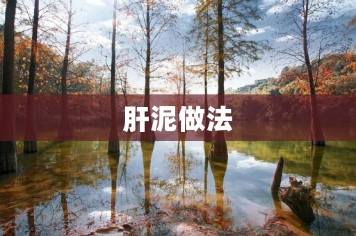 肝泥做法：美味又营养的家常菜