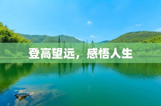 登高望远，感悟人生