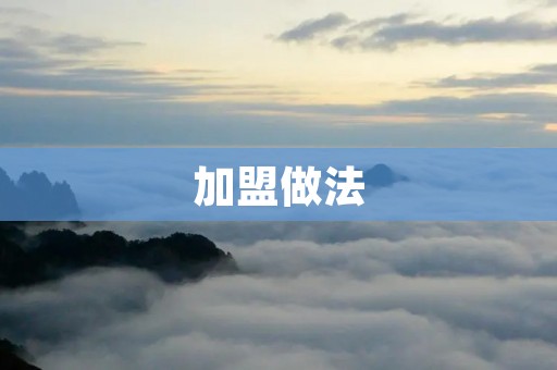加盟做法:成功的关键在于选对品牌 加盟做法:成功的关键在于选对品牌