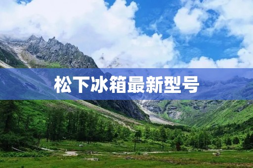 松下冰箱最新型号:让你的冰箱更智能更省电 松下冰箱最新型号:让你的冰箱更智能更省电