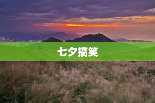七夕搞笑:情人节也可以很欢乐